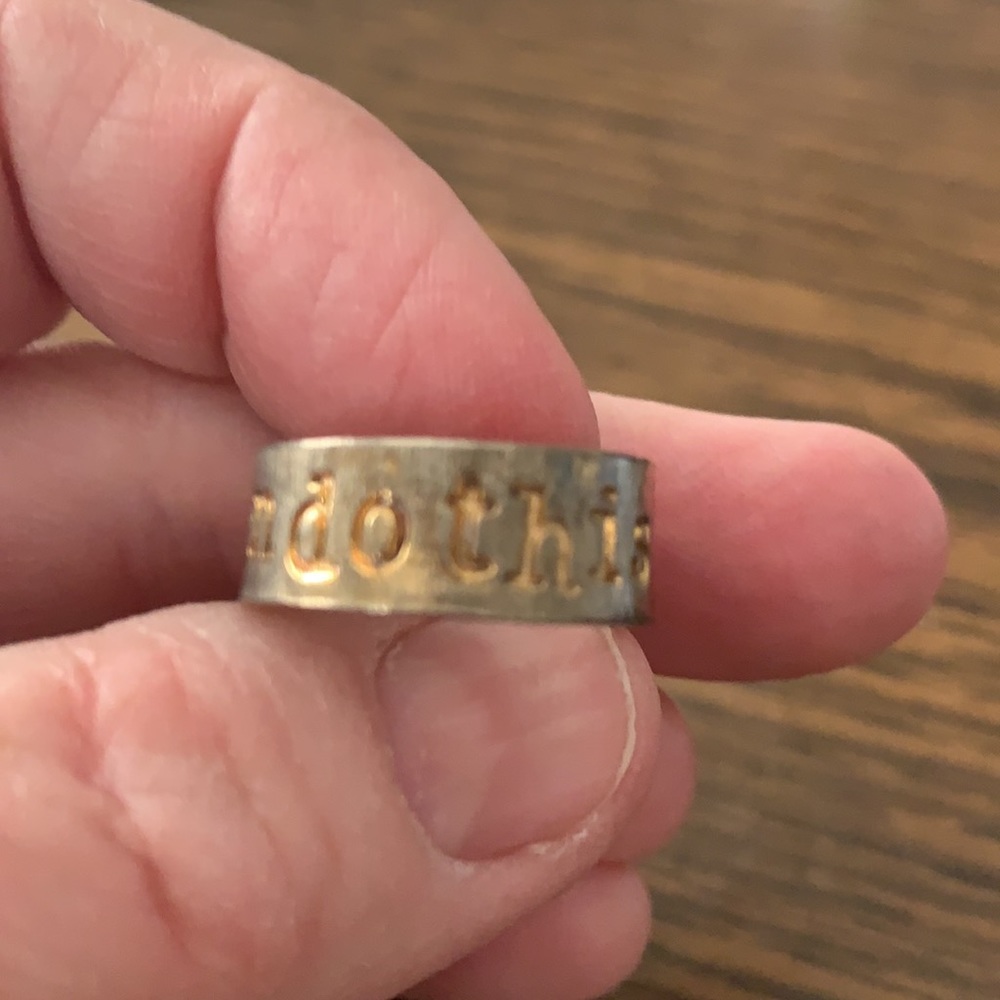 Alisa Michelle “I can do this” cuff ring - Picture 3 of 4